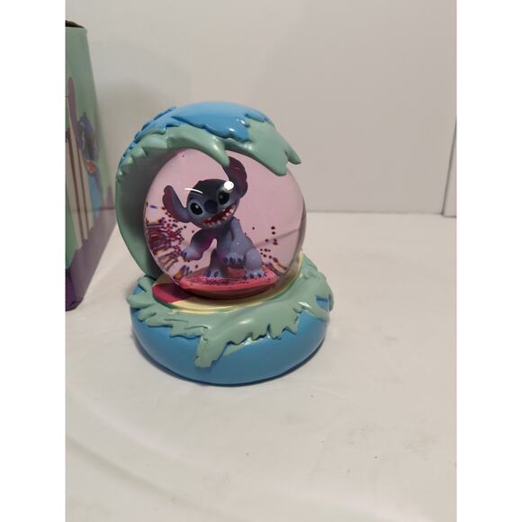 Lilo & Stitch Surfin Collectible Snow Globe 5" Disney - Picture 2 of 7
